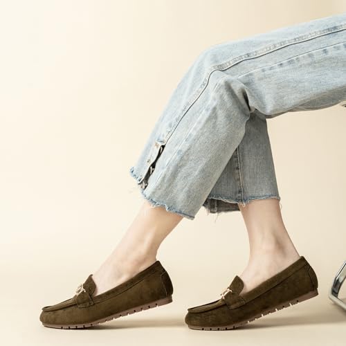 Image of Cvistpieo Loafers for Women Business Casual Shoes Comfortable & Lightweight Penny Loafers Slip On Work Flats