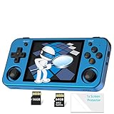 RG353M Handheld Game Console Built-in 64G Card 4452 Games, Aluminum Alloy Shell and 3.5 inch IPS Mul