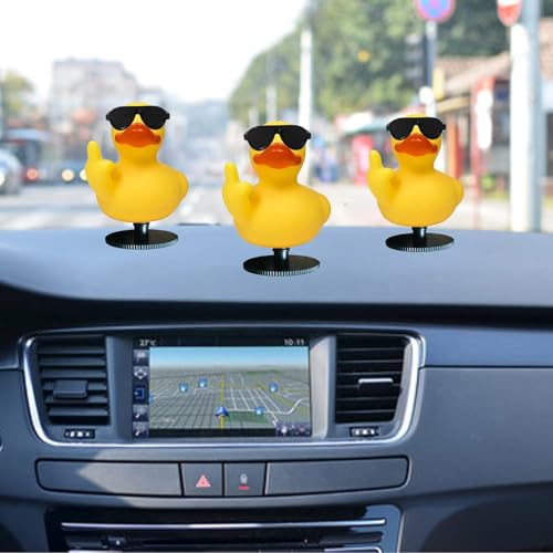 3 peças de patos de borracha, pato de borracha de 5,5 cm, patos engraçados de borracha pequenos pato