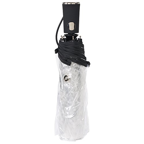 totes Clear Canopy Automatic Open Foldable Umbrella - Image 4