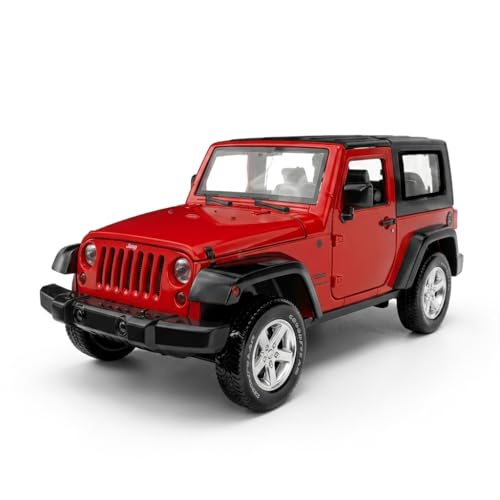 Image of Wizplex MSZ Official Licensed Jeep Wrangler Diecast Model Car 1:32 Scale | Light & Sound | Pull Back Action | Metal SUV Toy | Collectible Display & Gift