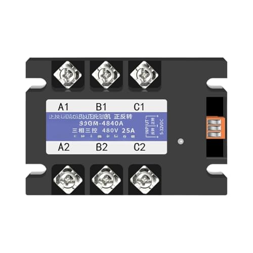 Relais statique 25A inverseur de phase AC 380V 40A pour commande moteur