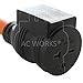 AC WORKS 30A 250V 3-Prong 6-30P Plug to 6-15/20 20A 250V HVAC/Power tools/EV charging Adapter (Flexible W/ 20A Breaker)