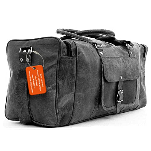 High Visibility Multi Pack Customized Tavel Id Tag - Luggage Tag - Golf Bag Id - Personalized Id Travel Tag - Imprinted Luggage Tag - Luggage, Bikes, Sport Equipment And More. (4) #TOP2