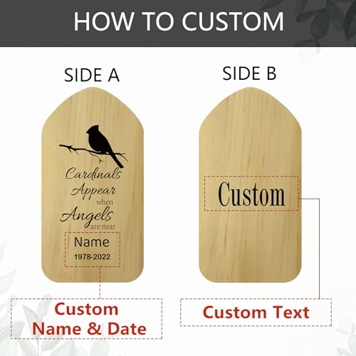 Image of ASTARIN Personalized Wind Chimes Outdoor Large Deep Tone,Large Customized WindChimes for Outside Tuned Relaxing Soothing Low Bass,Memorial Wind Chimes Sympathy for Mom Dad