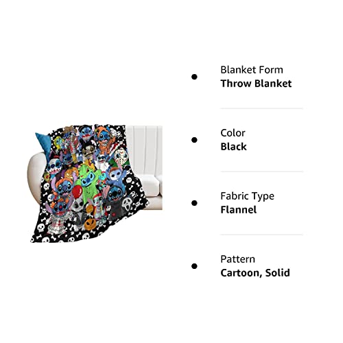 Halloween Blankets Cartoon Super Soft Throw Blanket Horror Movie Throw Scary Mysterious Character Air Conditioner Blanket Warm Cozy Flannel Blanket Home Decor For Couch Bed Sofa50 X40 #TOP7