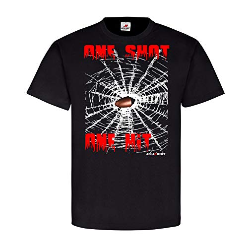 T-shirt Sniper KSK MAK Noir XXXXL - Vêtement Militaire One Shot One Hit
