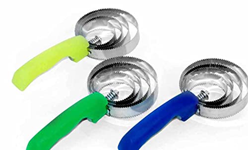 AMKA IJzeren strik, veerstrik, spiraalbrek, vachtverwijderaar, vachtschraper, vachtwisser, ijslandenreep