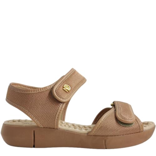 Sandália Anabela Ortopédica Feminina Modare Nude - 7142.118