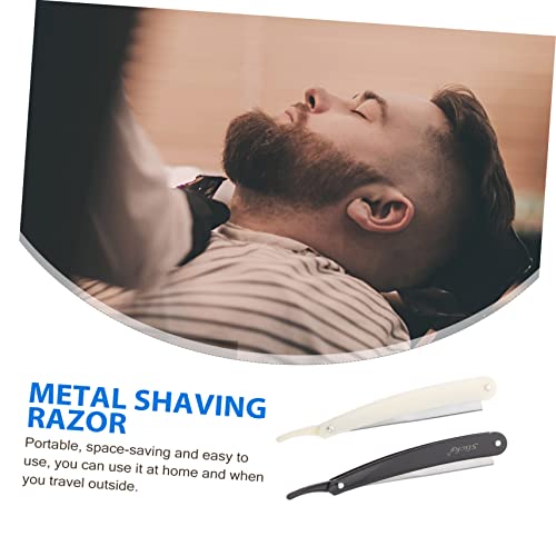 Beavorty 2Pcs Rasuradora De Barba Para Hombres Barbeador De Barba Masculino Navalha De Desbaste De C