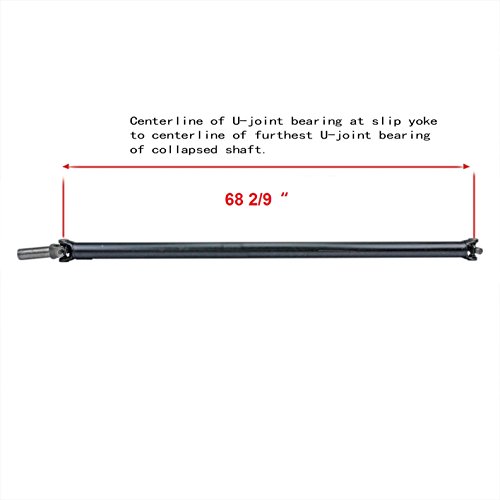 Crs N93711 New Prop Shaft/Drive Shaft Assembly, Rear, For 2001-2003 Chevy Silverado 1500(Hd)/ 2500(Hd)/ 3500, 2001-2003 Gmc Sierra 1500(Hd)/ 2500(Hd)/ 3500, 4Wd, About W/68 1/4" Long #TOP2