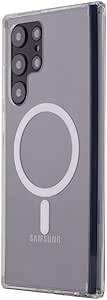 GALAPPLE Magnetic Clear Case for Samsung Galaxy S22 Ultra Compatible with Magsafe Card Wallet&amp; Wireless Chager, Screen &amp; Camera Protection Shockproof Galaxy S22 Ultra Case