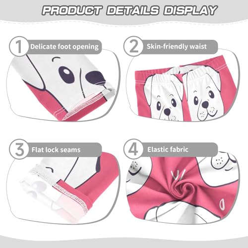 Bolaz Toddler Girls Leggings Printed Yoga Pants Leggings Line Puppy for Kids3