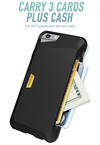 Smartish iPhone 6/6s Wallet Case - Wallet Slayer Vol. 1 [Slim + Protective] Credit Card Holder for Apple iPhone 6s/6 (Silk) - Secret Menu - Thumbnail 5