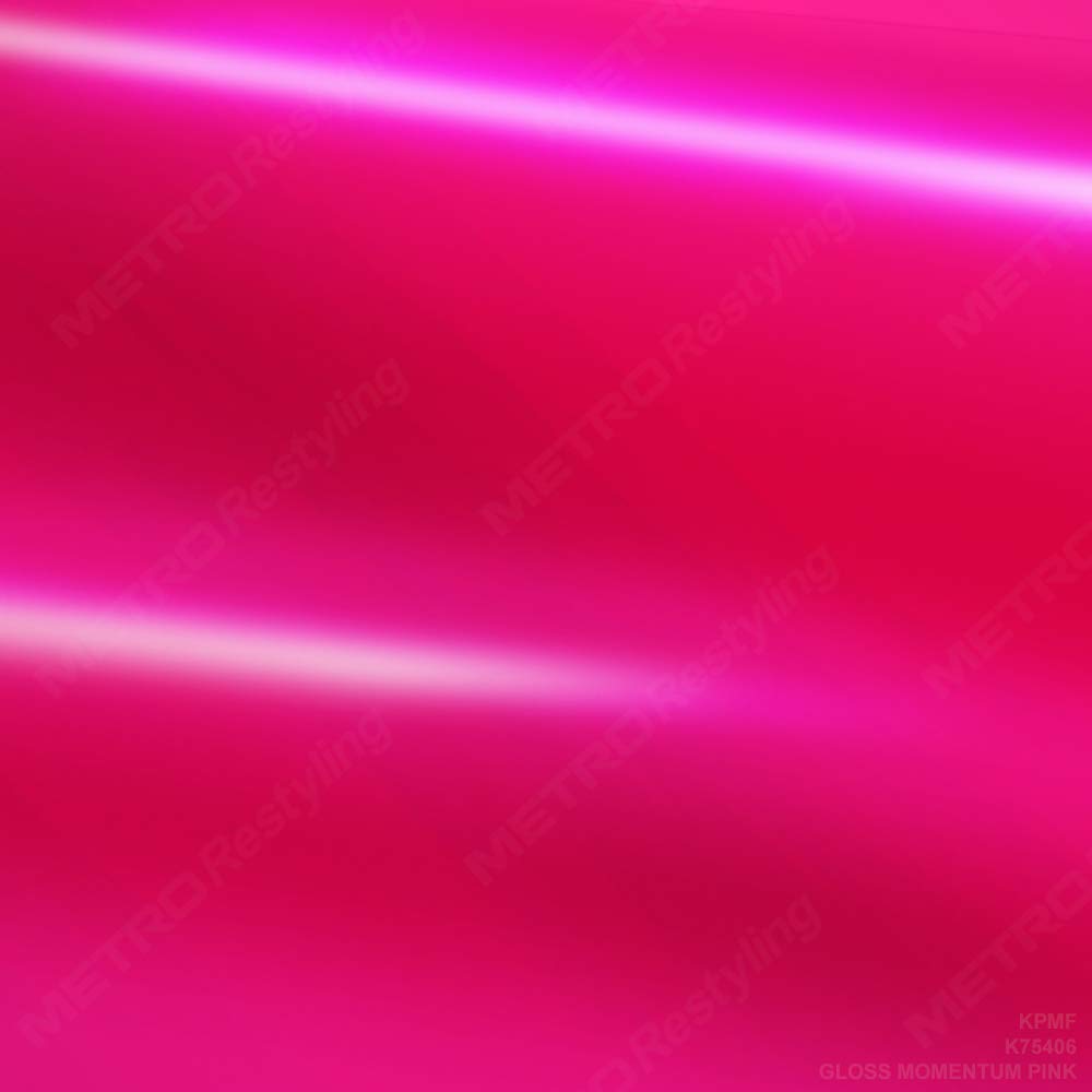 KPMF K75406 Gloss Momentum Pink 3in x 5in (Sample Size) Vinyl Car Wrap Film