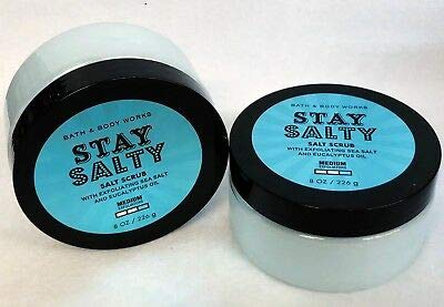 Stay Salty Salt Body Scrub 8 oz, 2 Pack