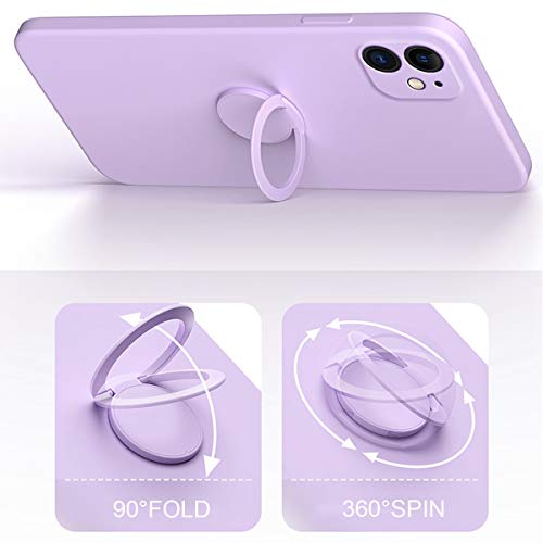 UKDANDANWEI Capa para iPhone 11, anti-arranhões, absorção de choque, fina, rotação de 360 graus, sup