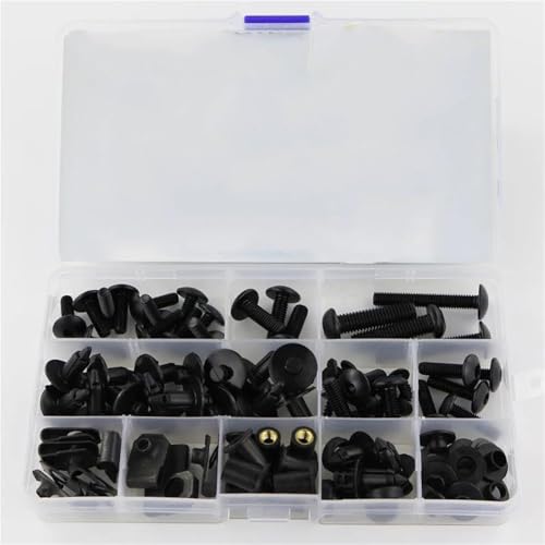 Tornillos de carenado para Suzuki GSX-R600 y GSX-R750 de acero negro