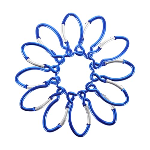 Clips pinces alliage d'aluminium bleu Mipcase et mousquetons de fixation