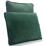 2 x cojines de sofá con relleno y funda - cojines decorativos con relleno - cojines decorativos gris - cojines decorativos en un diseño moderno