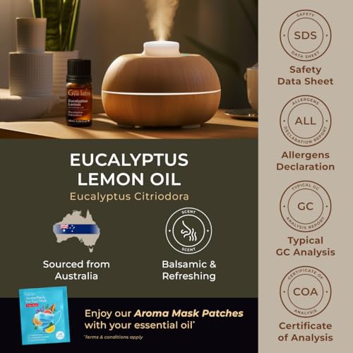 Image of 100% Pure Eucalyptus Lemon Essential Oil - 0.34 Fl Oz - Eucalyptus Lemon Oil for Hair, Skin, Diffuser, Aromatherapy & DIY Candle Making Scent