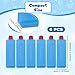 Aymzbd 6 Pcs Ice Brick Packs Ice Blocks, Reusable Ice Packs for Cooler, Leak Proof Sturdy PETG Ice Crystal Boxes, Cooler Accessories for BBQ Outdoors Camping Picnics Beach