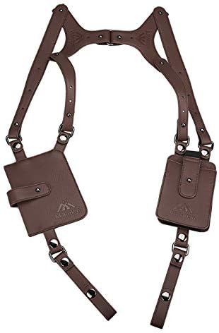 Brown Leather Hidden Shoulder Bag - Anti-Theft Underarm Pouch For Phone & Wallet (Unisex) 5 thumbnail image