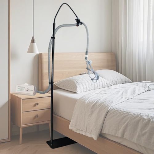 CPAP Schlauchhalter, Tube Hanger Organizer und Stirnband Haken in einem, Komfort CPAP-Zubehör für CPAP-Schlauchunterstützung, mit Höhenverstellbarer Aufhängung.