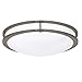 LB72134 35W LED Ceiling Light Fixture Oval, 32in Flush Mount Light Fixture, Ceiling Lamp for Bedroom, Kitchen, Bathroom, Hallway, Stairwell, Super Bright 2800 Lumens, 3000K Warm White, Dimmable