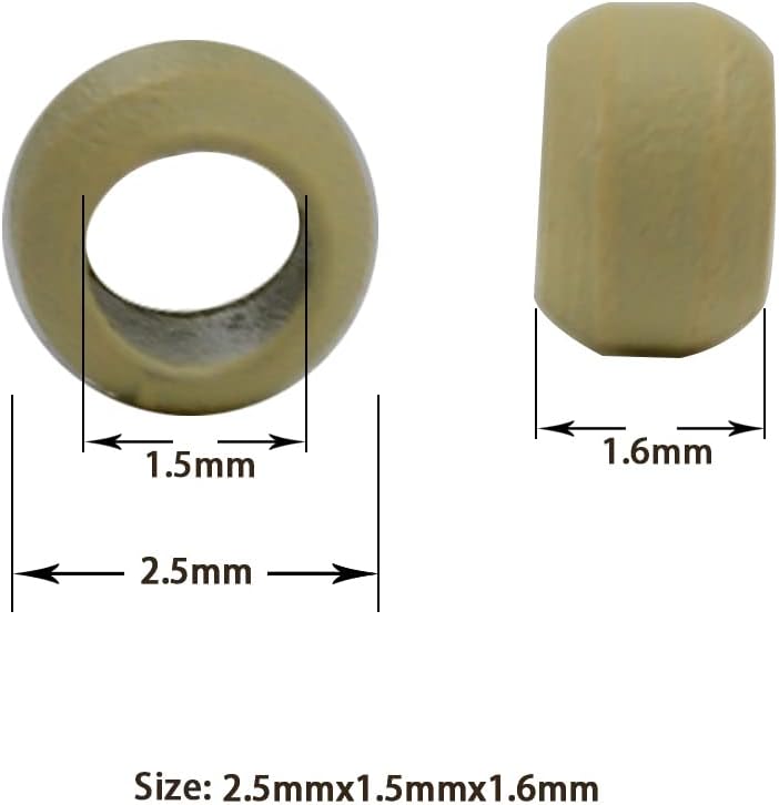 500 Pcs 2.5mm Nano Beads Micro Links Copper Nano Rings Hair Beads for Hair Extensions (Blonde), 2.5mm (500 Pcs) - Image 4