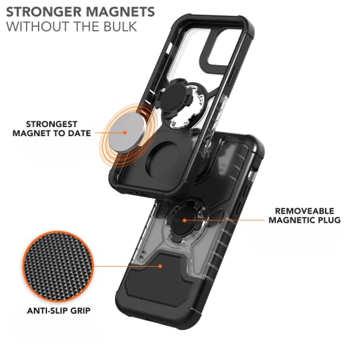 Rokform - iPhone 12 and 12 Pro Case, Crystal Series, Slim Magnetic, Clear Apple Case with RokLock Twist Lock, Dual Magnet, Drop Tested Armor - Clear by Rokform - Image 6