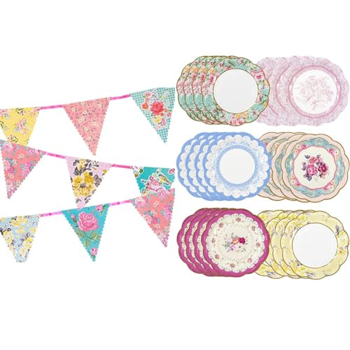 Talking Tables Botanical Birthday Bunting