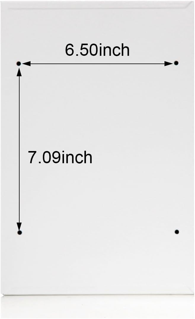 Locking Mailboxes Wall Mounted Vertical – Jssmst Key Lock Mail Box Medium Capacity Galvanized Steel Cover Rust-Proof Metal Post Box, 12.6 x 8.5 x 3.4 Inch, White, SM-0604L