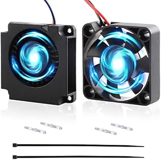 Creality Official Ender 3 Fan 4010 Blower Fan 24V Silent, Original 40x40x10MM 24V DC Extruder Hotend Fan and 24V Circular Turbo Fan, 3D Printer Fan for Ender 3 / Ender 3 pro/Ender 3 V2/Ender 5 Series