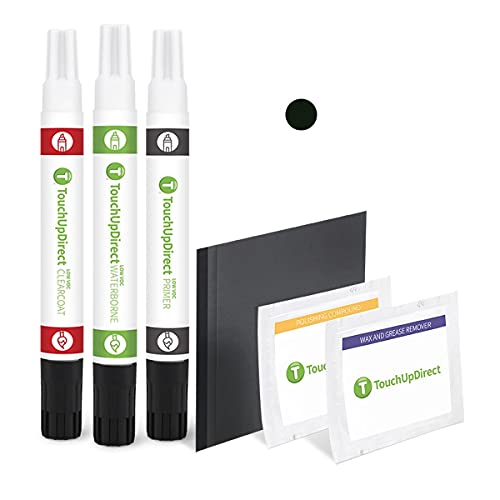 TouchUpDirect 040/9040 Black Compatible With Mercedes-Benz Exact Match Touch Up Paint Combo - Platinum Kit