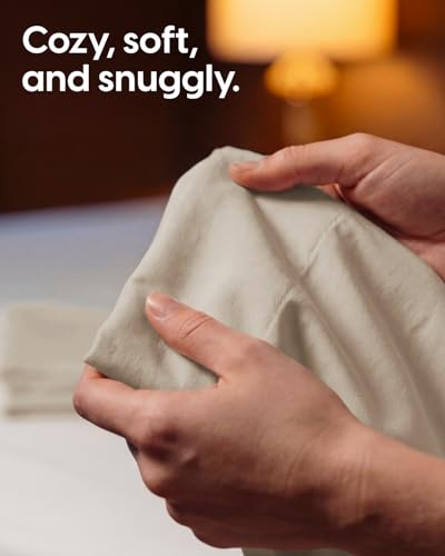 Image of Sleepy Town Cal King Size Bed Sheets - 3 Piece - NO Flat Sheet Included - California King Sheet Set - Soft, Comfy & Cooling - Easy Care - Wrinkle & Fade Free - Brushed Microfiber Bed Sheets (Cream)