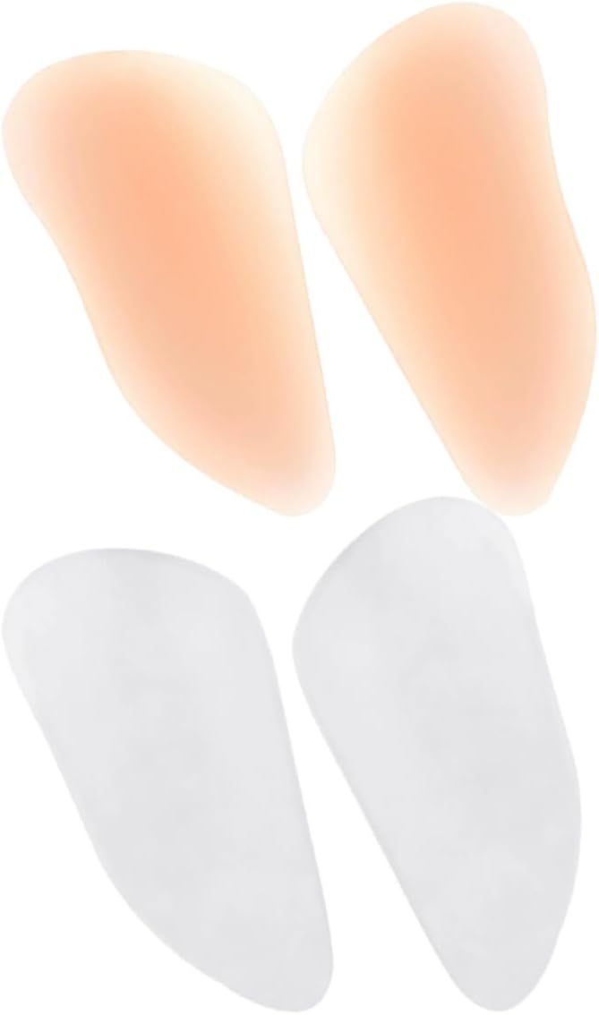 2 Pair Leg Shape Corrector Pads Silicone Seamless Adhesive | Soft Comfort Protection, Travel and Sports Use, Friction Solution for Inner Thigh Contact