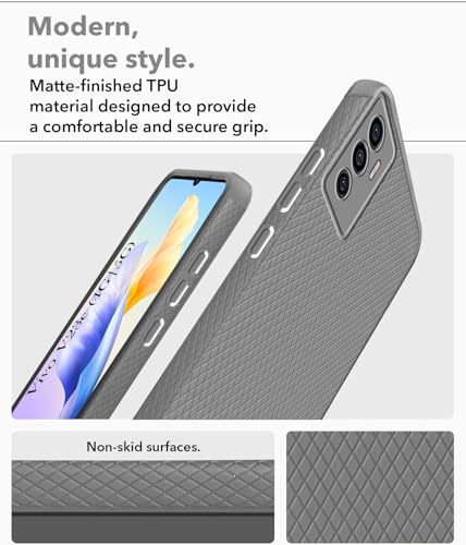 Image of Jkobi Back Cover Case for Vivo V23e 4G | 5G (Liquid Silicone | Side Grip | Camera Protection)