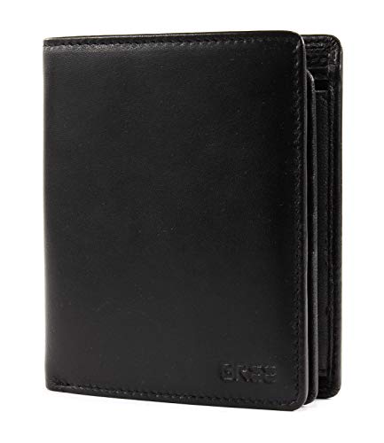 BREE Herren Pocket 115 Geldbörse, Schwarz (Black Soft), 3.0x12.5x10.0 cm