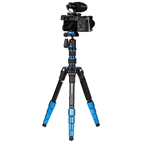 Image of Roadieographer Audio /Video YouTube Instagram Content Creation Kit for Musicians and Bands w /Backpack, Benro Tripod, Phone Clamp, and Saramonic SR-BSP1C Condenser Microphone w /Cables - Pro