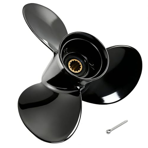 Boat Propeller 13 Spline 11 1/2x13 for Suzuki 35HP 40HP 50HP 55HP 60HP 65HP DT35C DT40 DF40 DF40A DT50 DT50M DF50 DF55 DT60 DF60A DT65 HP Outboard Engine, 58100-94313-019, 11 1/2 x 13 Boat Motor Prop