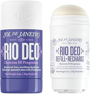 Sol de Janeiro Cheirosa 59 Rio Deo Aluminum-Free Deodorant with Refill Cartridge, Amazon Exclusive