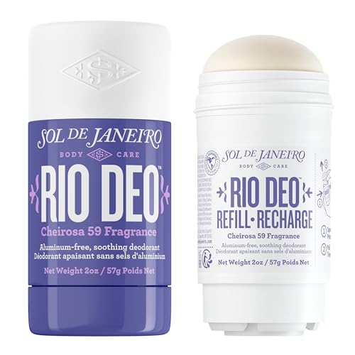 SOL DE JANEIRO Cheirosa 59 Rio Deo Aluminum-Free Deodorant with Refill Cartridge, Amazon Exclusive