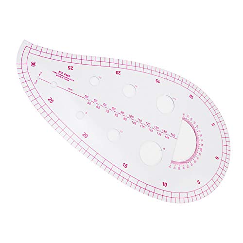 yeacher 5 PCS Régua Métrica Francesa Roupas Régua da Moda Réguas de Graduação em Forma de Curva Ferramentas de Costura para Costurar Projeto de Padrão de Costura DIY Roupas Molde de Desenho Dobrável - Imagem 7
