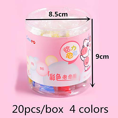 DEARLOYEA GGsheng Bola de plástico com bolha mágica segura e bolha colorida