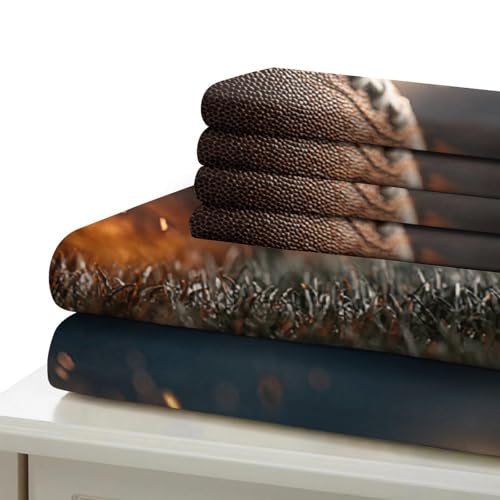 Parure de lit microfibre 3D alphabet ultra douce pour lit double 200x200 - 7