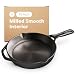 GreaterGoods Cast Iron Skillet 10 Inch, Pre-Seasoned handmade cast iron with USDA Certified Organic Flax Seed - Smooth Non-Stick Nine Inch Cooking Surface, Heirloom Quality