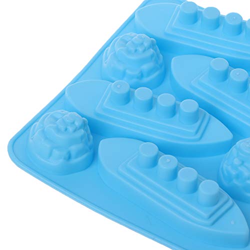 Molde para cubos de hielo de silicona con diseño Titanic miniatura 5