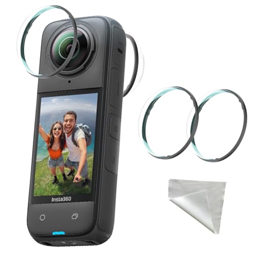Verre trempé Insta360 X4 MINIFOCUS protection d'objectif 9H amovible anti-rayures