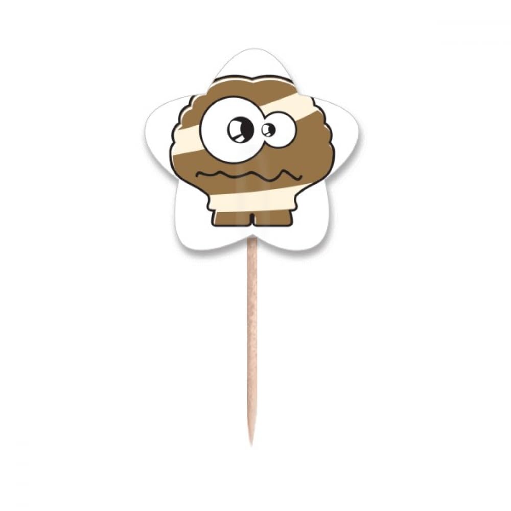 Cure-dents étoiles pour cupcakes pique gateau motif drapeau Universe and Alien